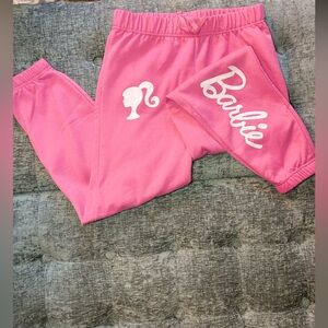 Barbie Logo Pink Sweatpants for Kids